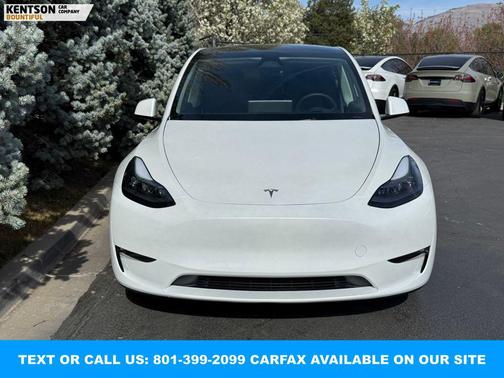 Pearl White Multi-Coat 2024 Tesla Model Y Long Range Dual Motor All-Wheel Drive