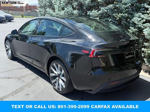 Solid Black 2024 Tesla Model 3 Long Range