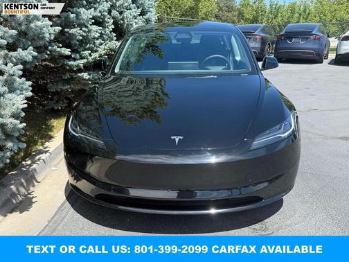 Solid Black 2024 Tesla Model 3 Long Range