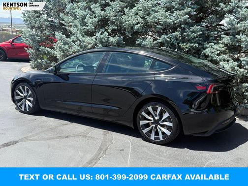 Solid Black 2024 Tesla Model 3 Long Range