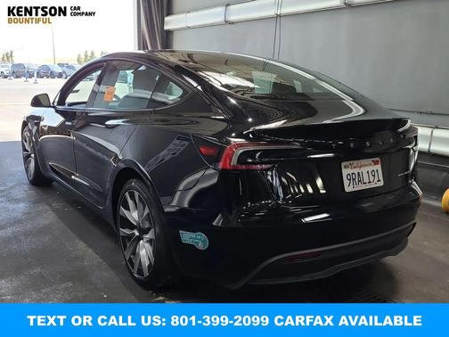 Solid Black 2024 Tesla Model 3 Long Range
