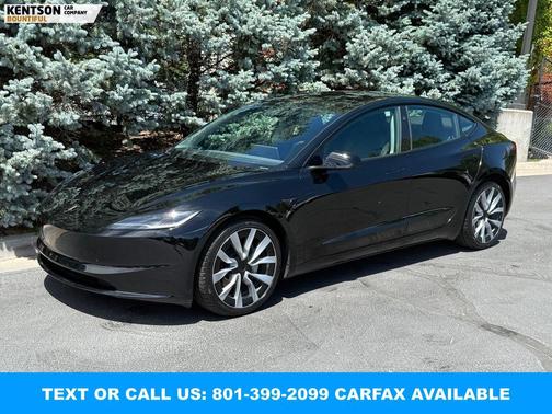 Solid Black 2024 Tesla Model 3 Long Range