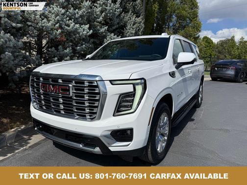 Summit White 2025 GMC Yukon XL Denali