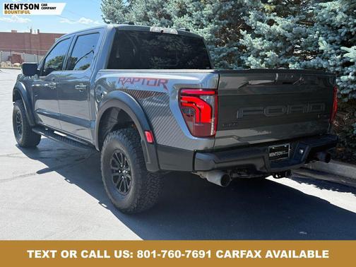 Carbonized Gray Metallic 2025 Ford F-150 Raptor