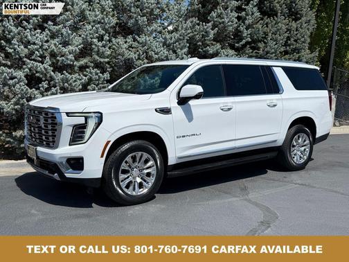 Summit White 2025 GMC Yukon XL Denali