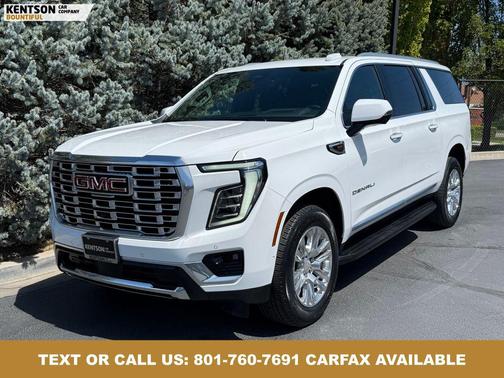 Summit White 2025 GMC Yukon XL Denali