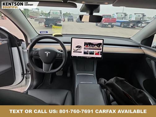 Pearl White Multi-Coat 2023 Tesla Model Y Long Range Dual Motor All-Wheel Drive