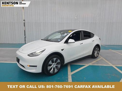 Pearl White Multi-Coat 2023 Tesla Model Y Long Range Dual Motor All-Wheel Drive