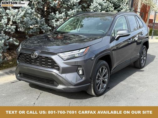 Magnetic Gray Metallic 2025 Toyota RAV4 Hybrid XLE Premium