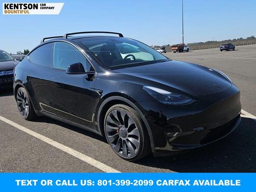 Gray 2023 Tesla Model Y Performance Dual Motor All-Wheel Drive