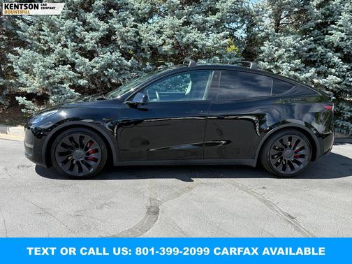 Gray 2023 Tesla Model Y Performance Dual Motor All-Wheel Drive