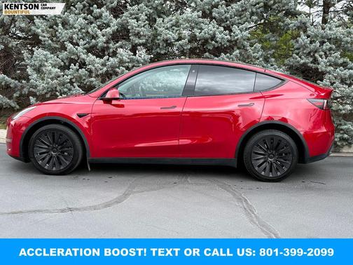 Red Multi-Coat 2023 Tesla Model Y Long Range Dual Motor All-Wheel Drive