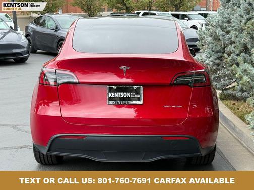 Red Multi-Coat 2023 Tesla Model Y Long Range Dual Motor All-Wheel Drive