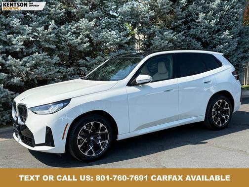 White 2025 BMW X3 30 xDrive