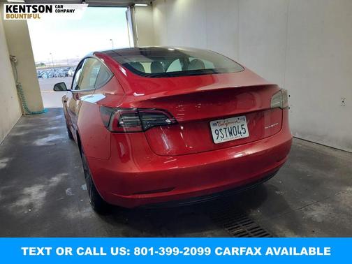 Red Multi-Coat 2022 Tesla Model 3 Long Range