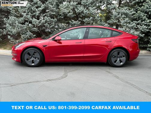 Red Multi-Coat 2022 Tesla Model 3 Long Range