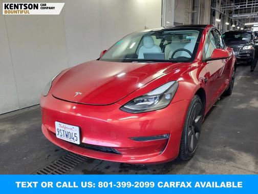 Red Multi-Coat 2022 Tesla Model 3 Long Range