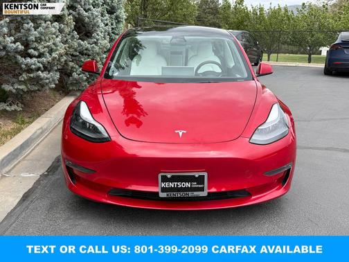 Red Multi-Coat 2022 Tesla Model 3 Long Range