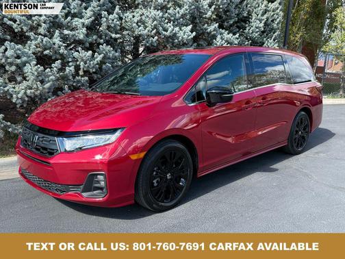 Radiant Red Metallic II 2025 Honda Odyssey Sport-L