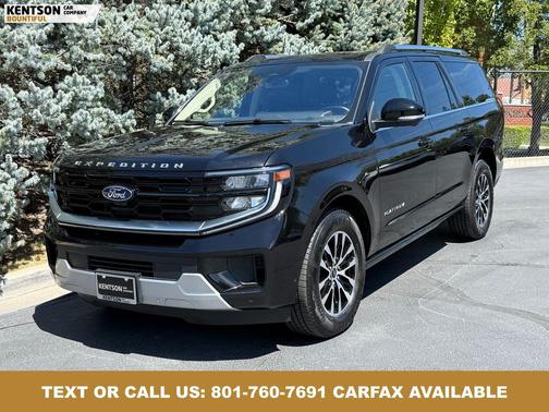 Black Metallic 2025 Ford Expedition Max Platinum