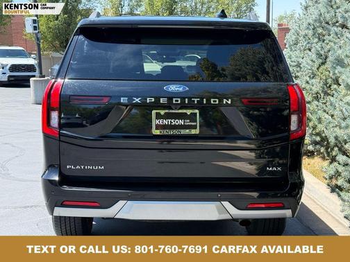 Black Metallic 2025 Ford Expedition Max Platinum