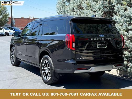 Black Metallic 2025 Ford Expedition Max Platinum