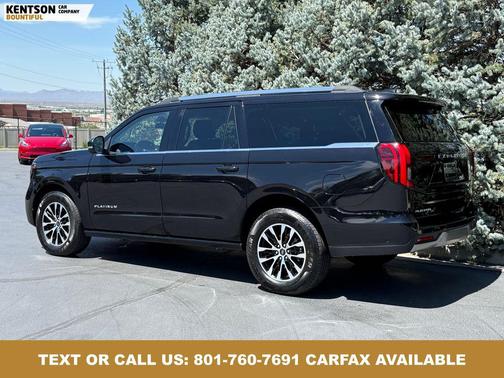 Black Metallic 2025 Ford Expedition Max Platinum