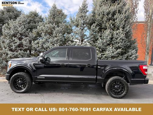 Agate Black Metallic 2021 Ford F-150 Lariat