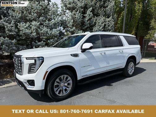 Summit White 2025 GMC Yukon XL Denali