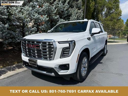 Summit White 2025 GMC Yukon XL Denali