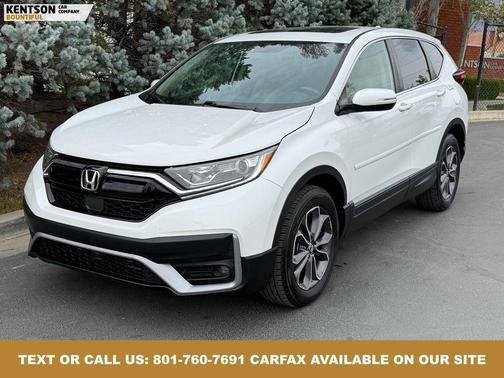 Platinum White Pearl 2020 Honda CR-V AWD EX-L