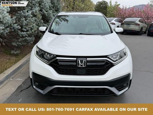 Platinum White Pearl 2020 Honda CR-V AWD EX-L