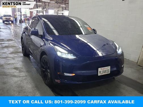 Deep Blue Metallic 2024 Tesla Model Y Long Range Dual Motor All-Wheel Drive
