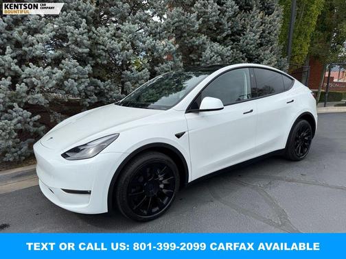 Pearl White Multi-Coat 2024 Tesla Model Y Long Range Dual Motor All-Wheel Drive