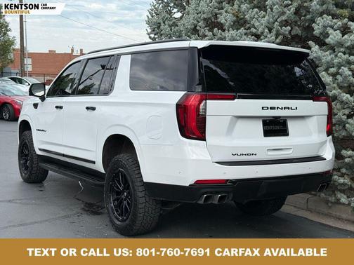 Summit White 2025 GMC Yukon XL Denali