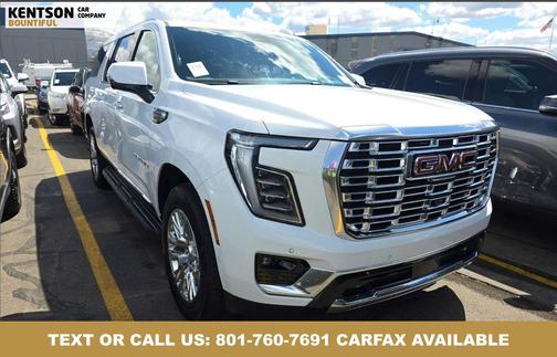 Summit White 2025 GMC Yukon XL Denali