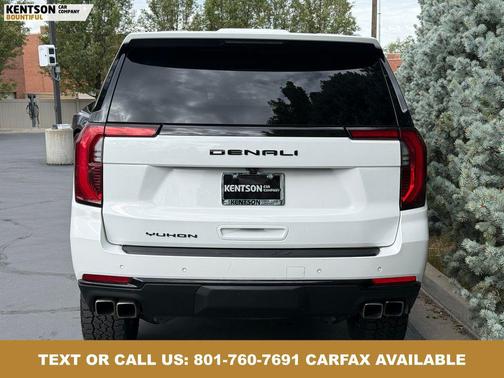 Summit White 2025 GMC Yukon XL Denali