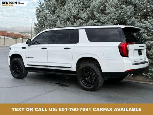 Summit White 2025 GMC Yukon XL Denali