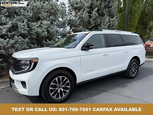 Oxford White 2025 Ford Expedition Max Platinum