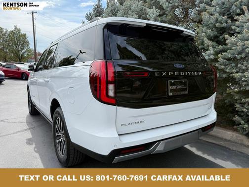 Oxford White 2025 Ford Expedition Max Platinum