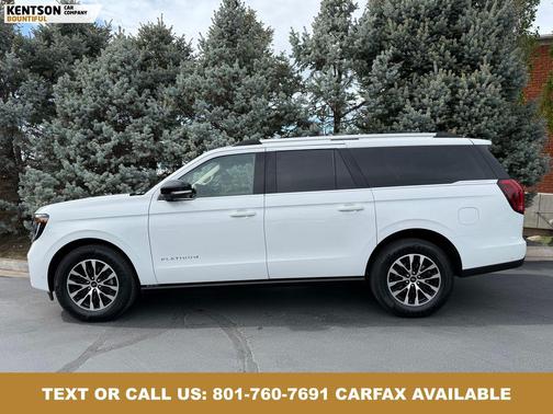 Oxford White 2025 Ford Expedition Max Platinum