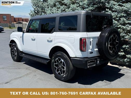Oxford White 2025 Ford Bronco Outer Banks