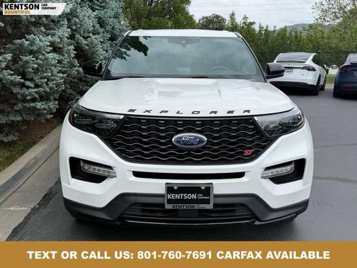 White Metallic 2021 Ford Explorer ST