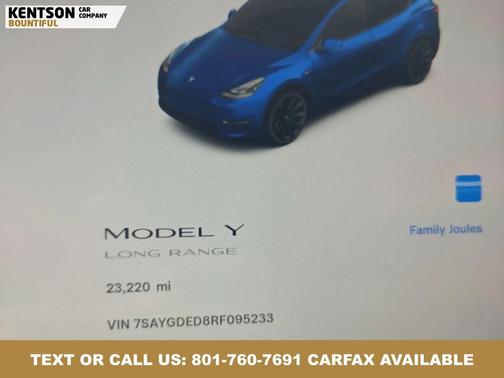 Deep Blue Metallic 2024 Tesla Model Y Long Range Single Motor Rear-Wheel Drive