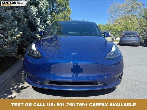 Deep Blue Metallic 2024 Tesla Model Y Long Range Single Motor Rear-Wheel Drive