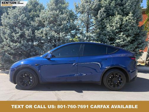 Deep Blue Metallic 2024 Tesla Model Y Long Range Single Motor Rear-Wheel Drive