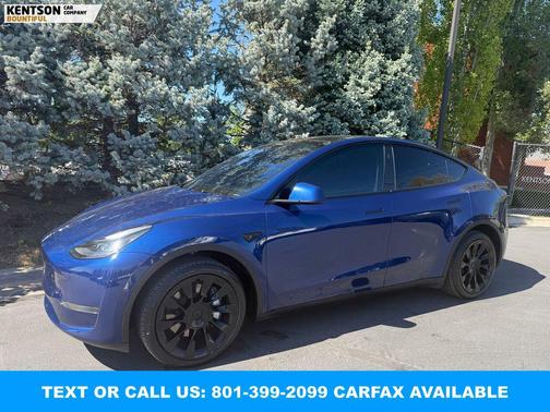 Deep Blue Metallic 2024 Tesla Model Y Long Range Single Motor Rear-Wheel Drive