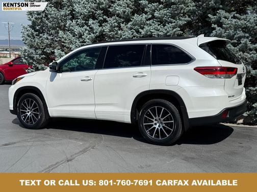 Blizzard Pearl 2018 Toyota Highlander SE