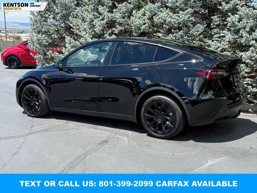 Solid Black 2025 Tesla Model Y Long Range Dual Motor All-Wheel Drive