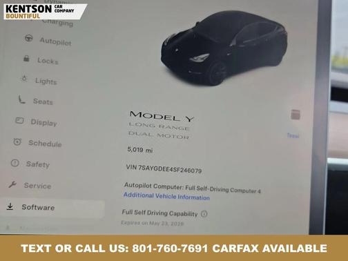 Solid Black 2025 Tesla Model Y Long Range Dual Motor All-Wheel Drive